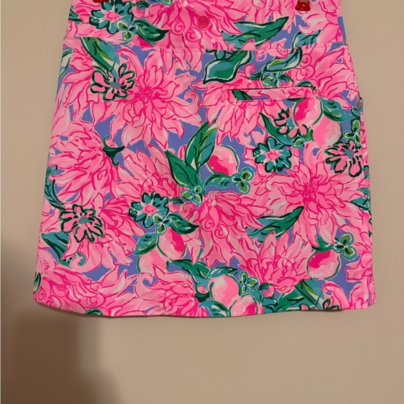 Lilly Pulitzer Luxletic Pink and Green Skirt Brand New without tags - Picture 2 of 5
